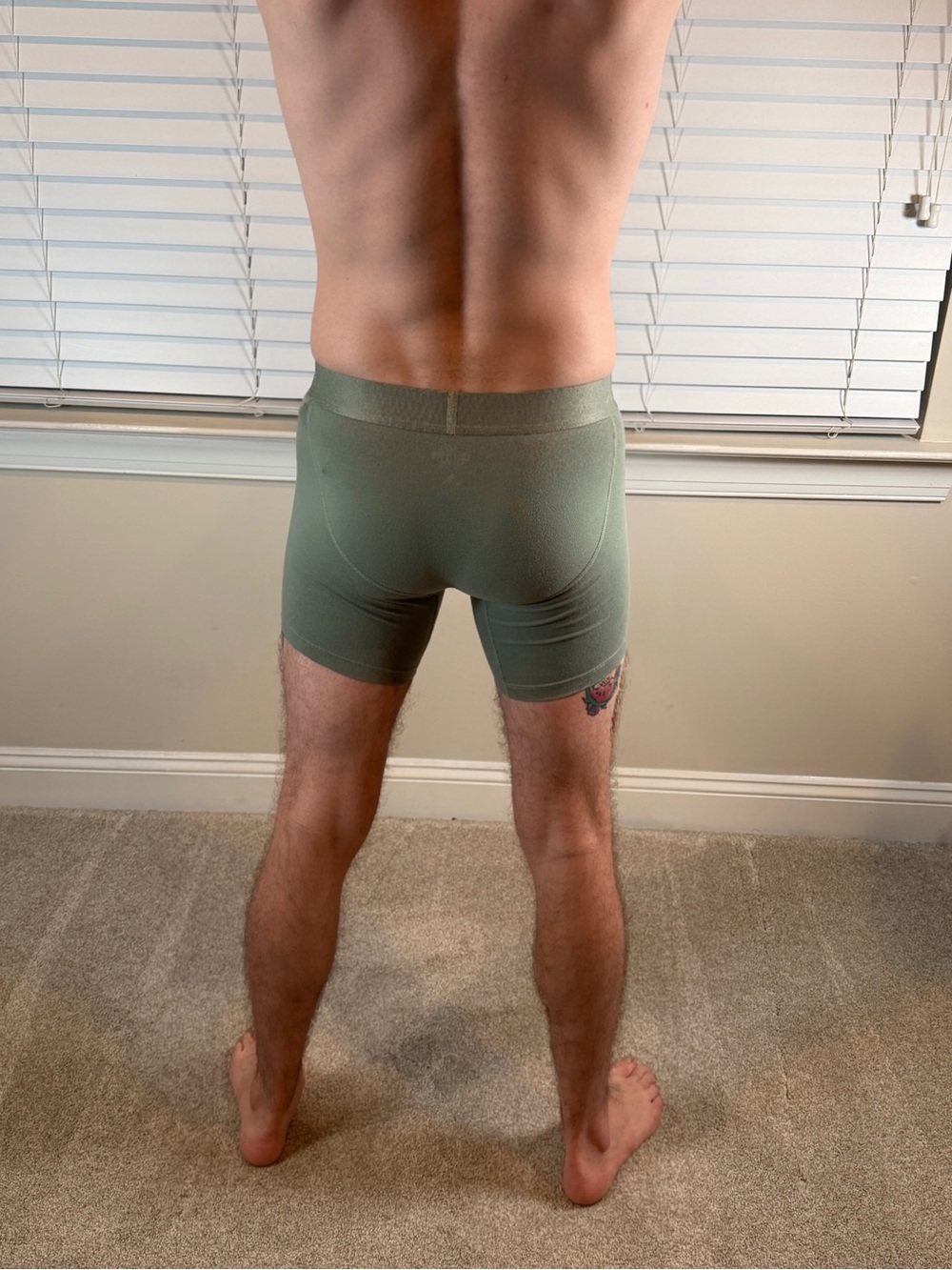 Men's Hollister Stretch Boxer Briefs in Olive Green Medium - Picture 3 of 3